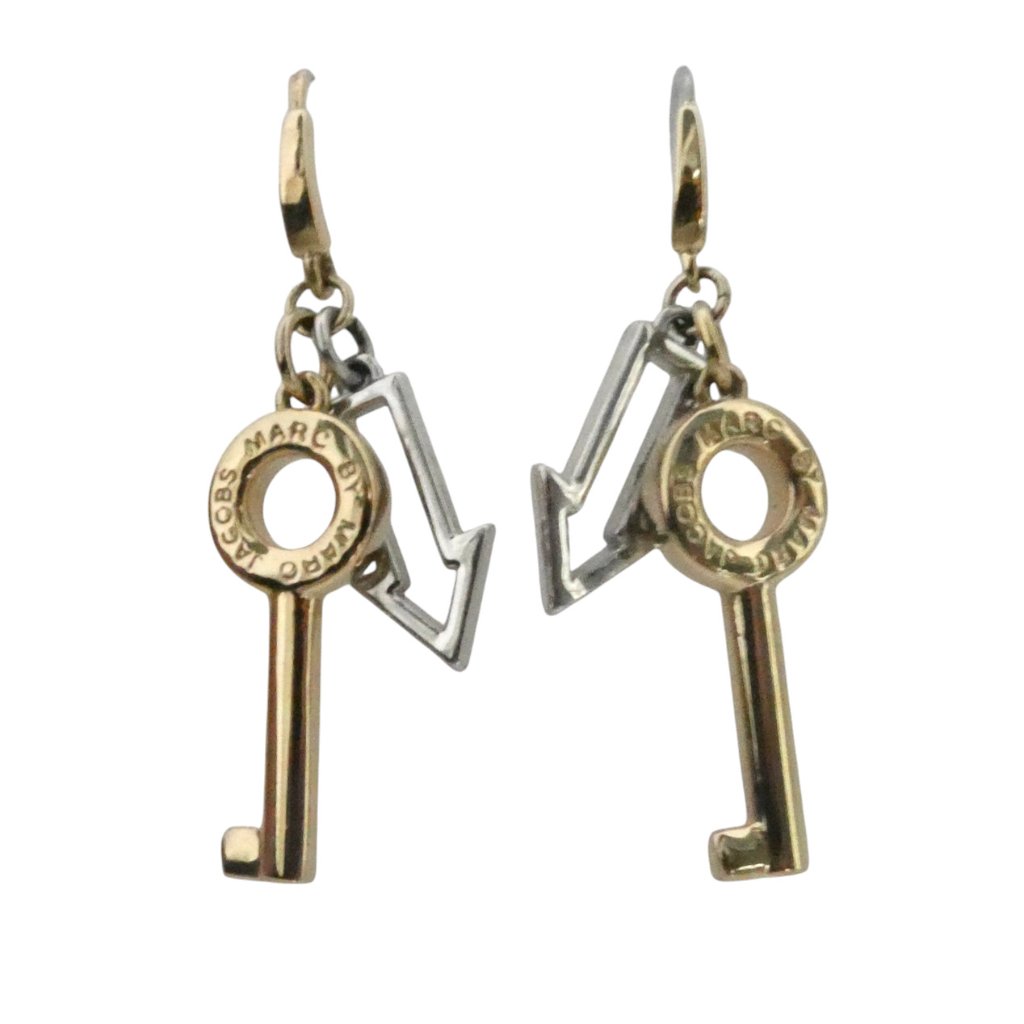 Marc By Marc Jacobs Lost Found Dangle Earrings Key Motif 30$
